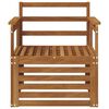 vidaXL Utend&oslash;rs sofa-sett Naturlig 71 x 63 x 73 cm Solid akasietre