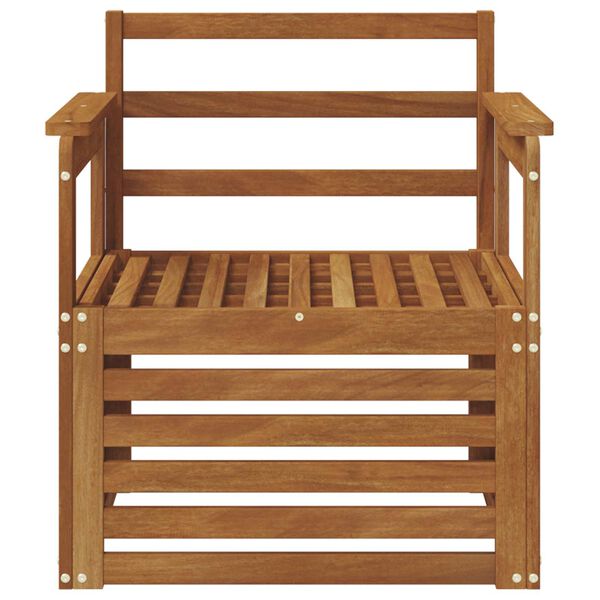 vidaXL Utend&oslash;rs sofa-sett Naturlig 71 x 63 x 73 cm Solid akasietre