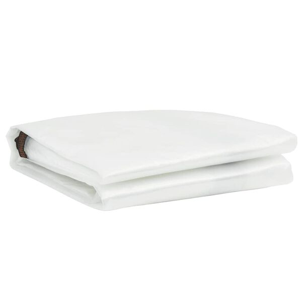 vidaXL Klar presenning med maljer 2x3 m polyetylen