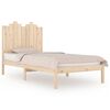 vidaXL Sengeramme heltre furu 100x200 cm