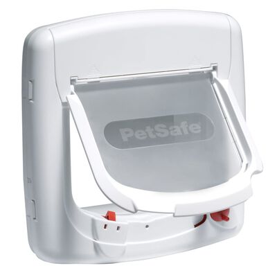 PetSafe Magnetisk 4-veis katteluke Deluxe 400 hvit 5005