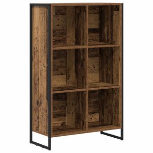 vidaXL Bokskap 99,5 x 30 x 108,5 cm Konstruert tre Gamle tre