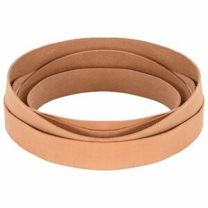 vidaXL L&aelig;rreim Lys Brun 200 x 3,5 cm L&aelig;r