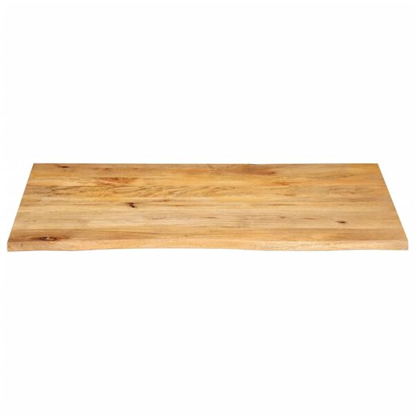 vidaXL Bordplate 110x60x2,5 cm naturlig kant heltre mango