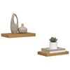 vidaXL Vegghylle 2 pcs Beige 40 x 23,5 x 4 cm Konstruert tre
