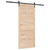 vidaXL Skyved&oslash;r Naturlig 80 x 208 cm Heltre furu