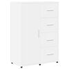 vidaXL Skjenk hvit 60x31x84 cm konstruert tre