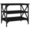 vidaXL Sidebord svart 55x38x45 cm konstruert tre