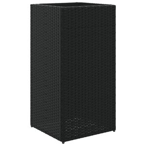 vidaXL Plantekasse svart 40x40x80 cm polyrotting