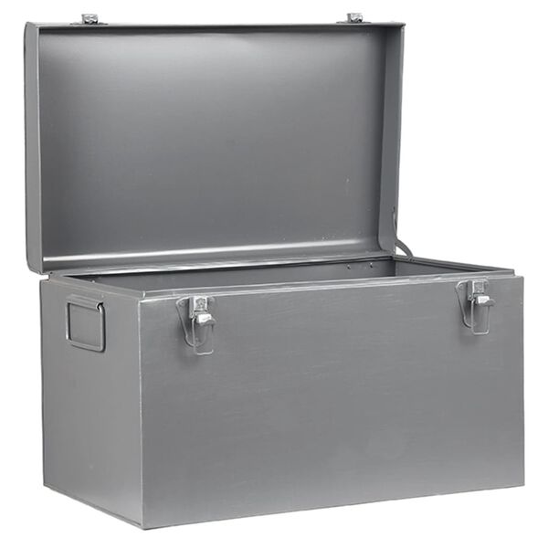 LABEL51 Oppbevaringskiste Vintage 60x40x35 cm XL antikkgr&aring;