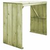 vidaXL Barbord 130x60x110 cm impregnert furu