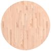 vidaXL Bordplate &Oslash;90x1,5 cm rund heltre b&oslash;ketre