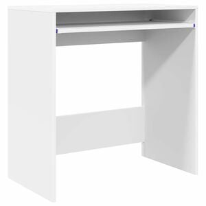 vidaXL Skrivebord med skuff Hvit 77,5 x 43 x 79 cm Konstruert tre