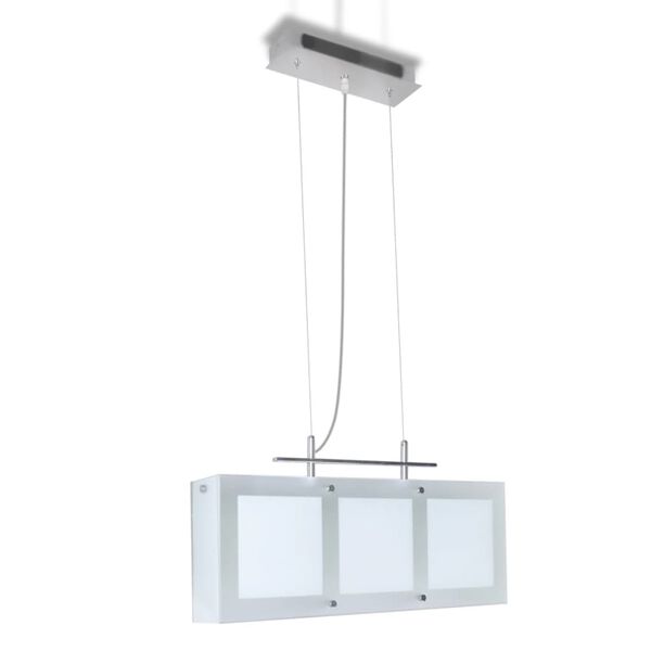 Spisebordslampe 3 x E14 Glass