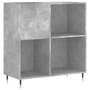 vidaXL Hifi-benk betonggr&aring; 84,5x38x89 cm konstruert tre