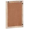 vidaXL Baderomsspeil 50x70 cm heltre mango og glass