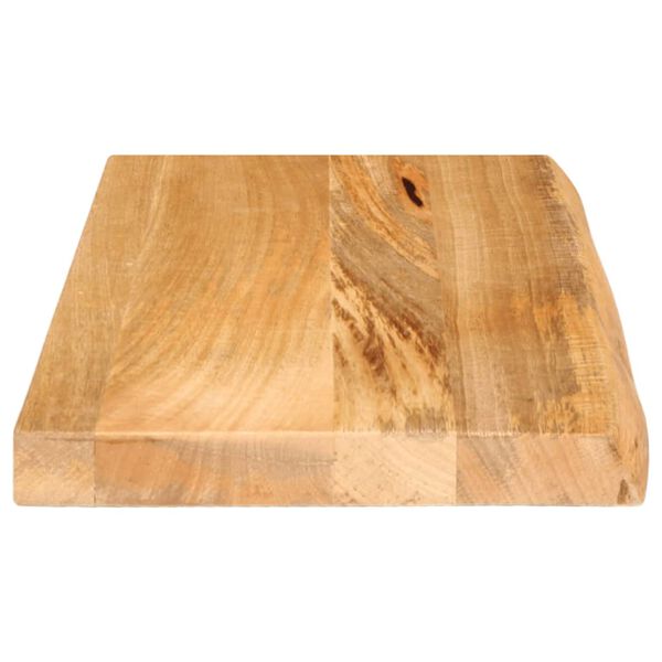 vidaXL Bordplate med naturlig kant 40x20x2,5 cm heltre mango