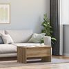 vidaXL Kaffebord Artisan Eik 102 x 50,5 x 46,5 cm Konstruert tre