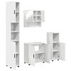 vidaXL Baderomsinnredningssett 4 stk. Hvit 61 x 35 x 64 cm