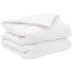 vidaXL Sommerdyne 155 x 200 cm Sommer 150 gsm Bambusfiber Hvit