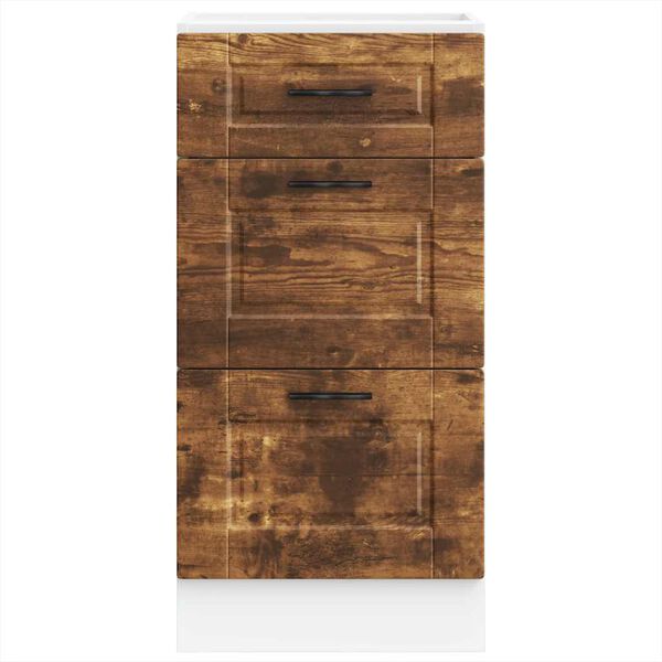 vidaXL Kj&oslash;kken underskap Porto r&oslash;kt eik konstruert tre