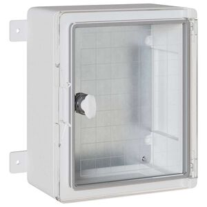vidaXL Kontrollskap Gr&aring; 32 x 13 x 30 cm ABS-plast