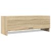 vidaXL Garderobe sonoma eik 100x32,5x35 cm konstruert tre