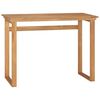 vidaXL Skrivebord 100x45x75 cm heltre teak