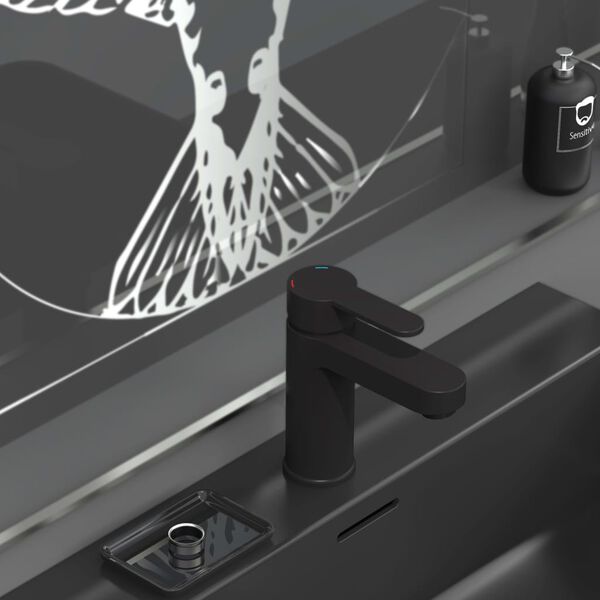 SCH&Uuml;TTE Servantkran ELEPHANT matt svart