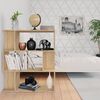 vidaXL Bokhylle/Romdeler sonoma eik 80x24x96 cm konstruert tre