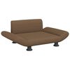 vidaXL Hundeseng brun 70x45x28 cm stoff