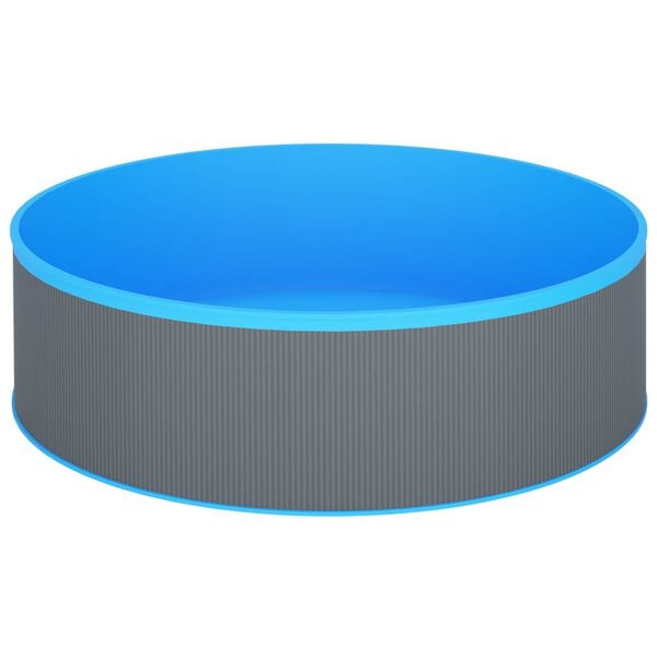 vidaXL Plaskebasseng med overflaterenser og pumpe 350x90 cm gr&aring;