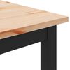 vidaXL Kaffebord Naturlig 80 x 80 x 45 cm Massiv furu