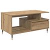 vidaXL Kaffebord Artisan Eik 90 x 49 x 45 cm Konstruert tre