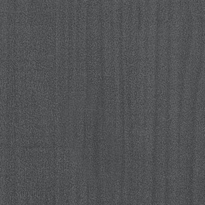 vidaXL Sengeramme grå heltre furu 140x190 cm