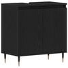 vidaXL Baderomsvaskeskap Svart Eik 58 x 33 x 60 cm Konstruert tre
