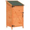 vidaXL Hagehus Brun 59,5 x 56 x 113,5 cm Massiv Furu Tre
