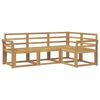 vidaXL Utend&oslash;rs sofa-sett 4 pcs Hvit 190 x 130,5 x 73 cm