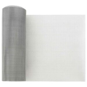 vidaXL Maskeskjerm 20 x 500 cm 18 mesh Rustfritt St&aring;l 304 S&oslash;lv