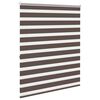 vidaXL Zebra Rullegardin 140 x 175 cm Kaffe Farge