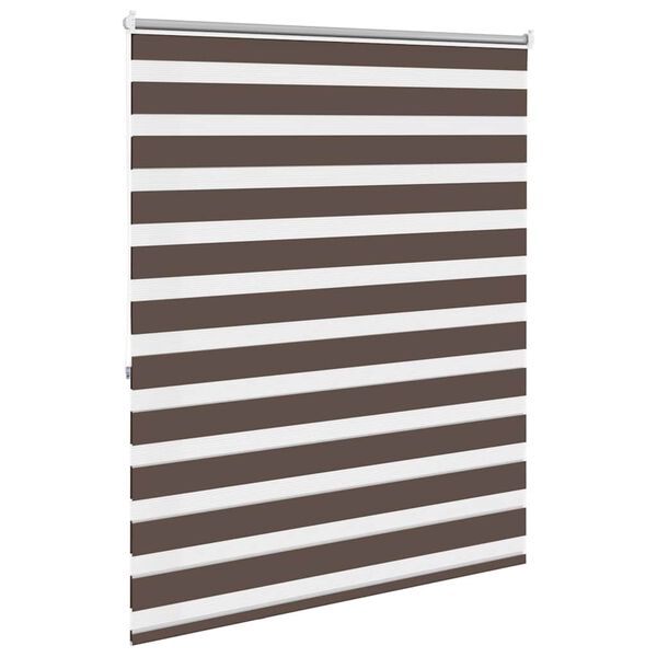 vidaXL Zebra Rullegardin 140 x 175 cm Kaffe Farge