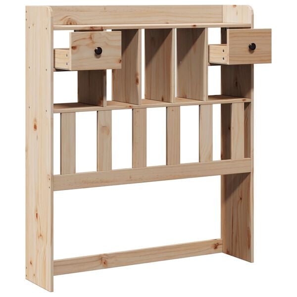 vidaXL Hodegavl med oppbevaring 75 cm heltre furu