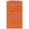 vidaXL Plantekasse voksbrun 110x40x68,5 cm heltre furu