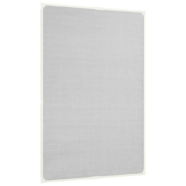 vidaXL Magnetisk insektskjerm for vinduer hvit 80x120 cm glassfiber