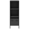 vidaXL Highboard svart 35x39x103,5 cm stål