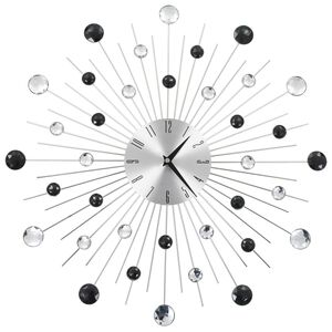 vidaXL Veggklokke med kvartsurverk 50 cm moderne design