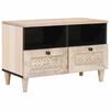 vidaXL TV Enheter Hvit 70 x 33 x 46 cm Konstruert tre