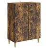 vidaXL Serviesskap R&oslash;kt Eik 66 x 34,5 x 90 cm Konstruert tre