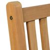 vidaXL 5-delers hagespisesett 140x80 cm heltre teak