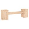 vidaXL Plantebenk 184,5x39,5x56,5 cm heltre furu